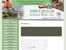 Tablet Screenshot of pflegerfh.com
